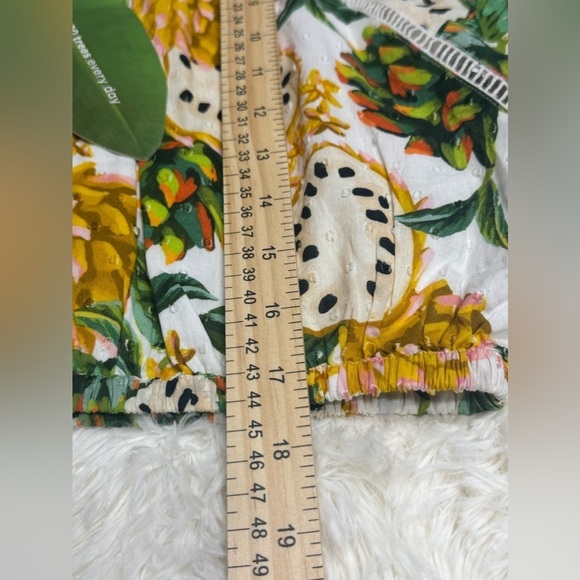 NWT Farm Rio Biriba Cropped Blouse - Picture 10 of 11